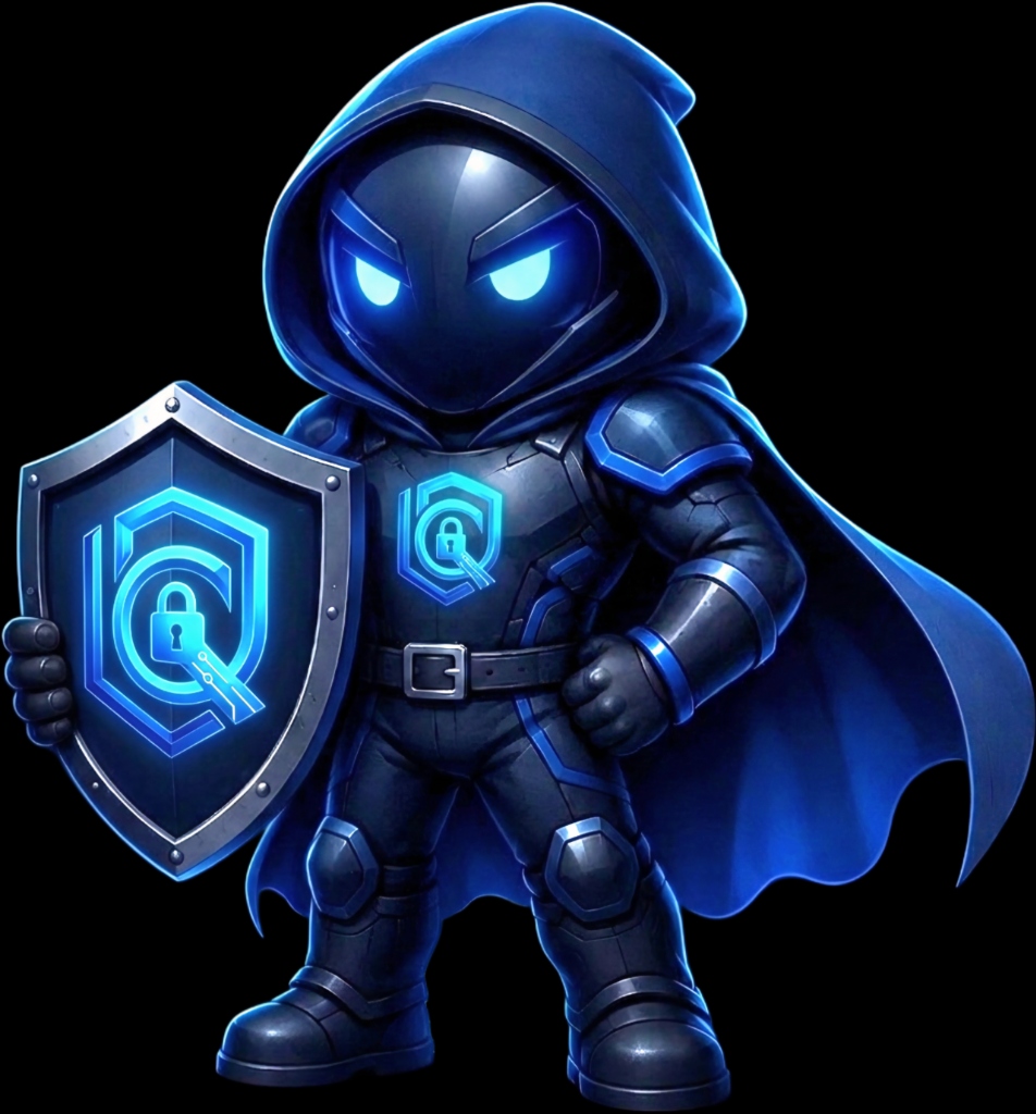 LeukQuant Cyber Warrior Mascot Avatar